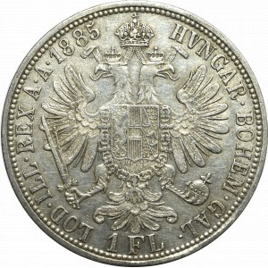 Austria, Franz Joseph, 1 florin 1887