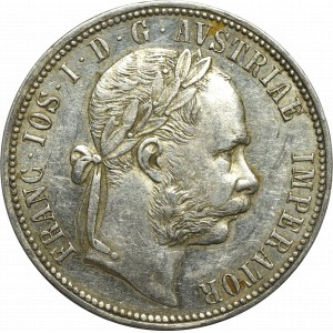 Austria, Franz Joseph, 1 florin 1887