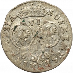 Germany, Preussen, 6 groschen 1686, Konigsberg