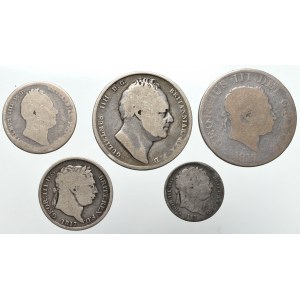 UK, Lot of silver coins