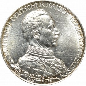 Germany, Preussen, 3 mark 1913 - 25 years of Wilhelm II reign