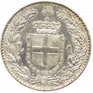 Włochy, 1 lira 1887