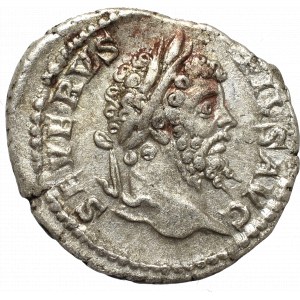 Cesarstwo Rzymskie, Septymiusz Sewer, Denar - P M TR P XIIII COS III P P