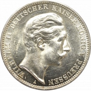 Germany, Preussen, 3 mark 1912