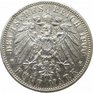 Niemcy, Wirtembergia, 5 marek 1900