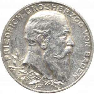 Germany, Badenia, 2 mark 1902