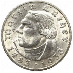 Germany, 5 mark 1933 A, Berlin - Luther