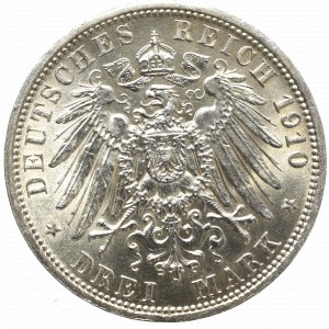 Niemcy, Prusy, 3 marki 1910