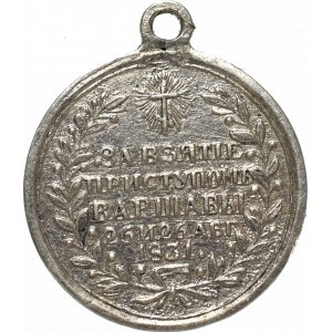 Rosja, Mikołaj I, Miniatura medalu Za wzięcie Warszawy 1831