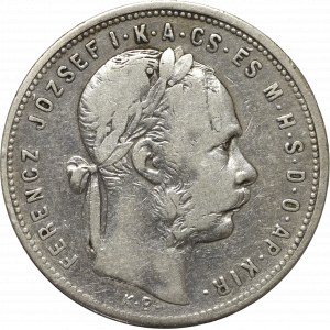 Hungary, Franz Joseph, 1 forint 1881, Kremnitz