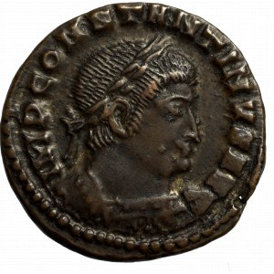 Roman Empire, Constantine II, Follis Lyon