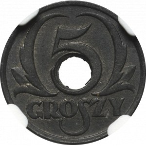 GG, 5 groschen 1939 - NGC MS63