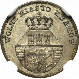 Wolne Miasto Kraków, 5 groszy 1835 - NGC MS63