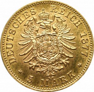Niemcy, Prusy, Wilhelm I, 5 marek 1877 Berlin