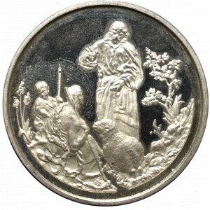 III RP, Medal pamiątka I Komunii Mennica - srebro