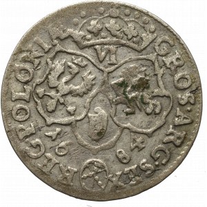 Jan III Sobieski, Szóstak 1684, Bydgoszcz - korona o 8 klejnotach na kabłąkach