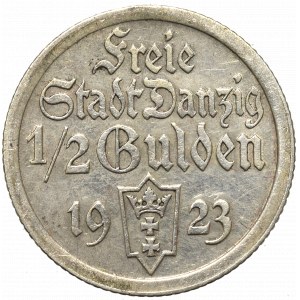 Free City of Danzig, 1/2 gulden 1923