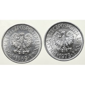 PRL, Zestaw 20 groszy 1969 i 1973