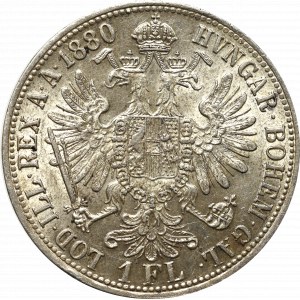 Austria, Franz Joseph, 1 florin 1880