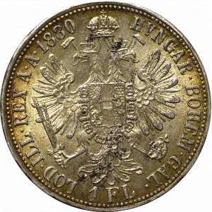 Austria, Franz Joseph, 1 florin 1880