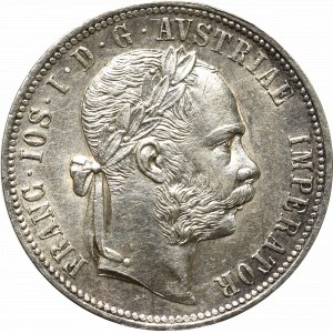 Austro-Hungary, Franz Joseph, 1 florin 1878