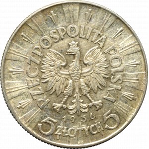 II Republic of Poland, 5 zloty 1936 Pilsudski