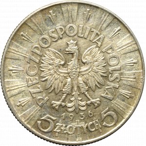 II Rzeczpospolita, 5 złotych 1936 Piłsudski