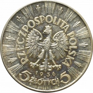 II Republic of Poland, 5 zloty 1936 Pilsudski