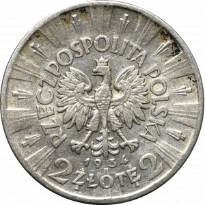 II Republic of Poland, 2 zloty 1934 Pilsudski