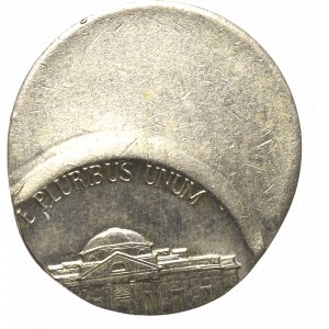 USA, 5 cents 1984 - mint error