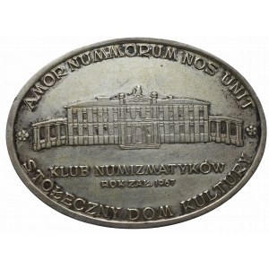 PRL, Medal Klub Numizmatyków Warszawa - srebro