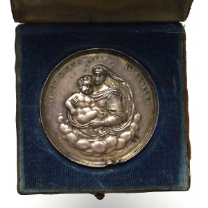 Polska, Medal chrzcielny 1880 Mincheimer syn