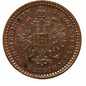 Austria, 5/10 krajcara 1859