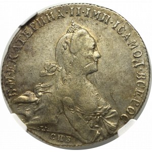 Rosja, Katarzyna II, Rubel 1772 - NGC AU Details