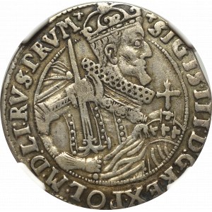 Sigismund III, 18 groschen 1623, Bromberg - NGC XF40