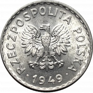 PRL, 1 złoty 1949