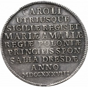 Austria, Medal for wedding of Marie Amalia 1738