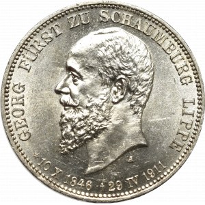 Germany, Schaumburg-Lippe, 3 mark 1911