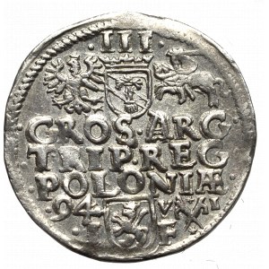 Sigismund III, 3 groschen 1594, Posen