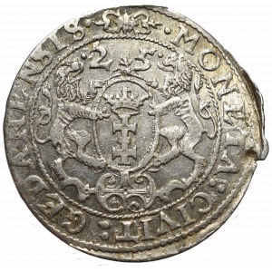 Sigismund III, 18 groschen 1625, Danzig