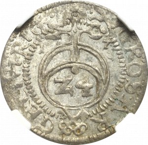 Sigismund III, Groschen 1617, Riga - NGC MS63