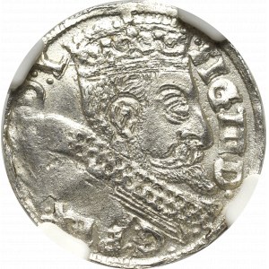 Zygmunt III Waza, Trojak 1599, Bydgoszcz - NGC MS62