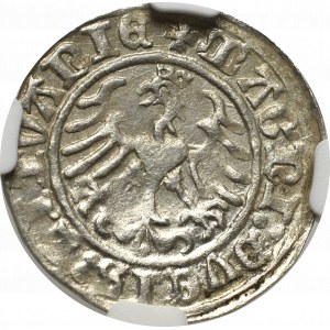Sigismund I the Old, Halfgroat 1509, Vilnius - NGC MS61