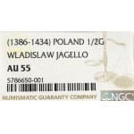 Vladislaus II Jagello, Halfgroat without date, Cracow - NGC AU55