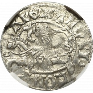 Alexander Jagellon, Halfgroat without date, Vilnius - NGC MS61