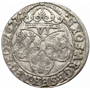 Sigismund III, 6 groschen 1627, Cracow