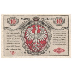 II Republic of Poland, 10 marks 1916 Generał