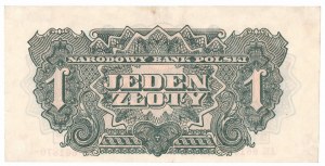 PRL, 1 złoty 1944 , seria I - 