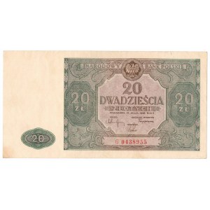 PRL, 20 złotych 1946 G