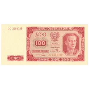 PRL, 100 złotych 1948 GC - bez ramki